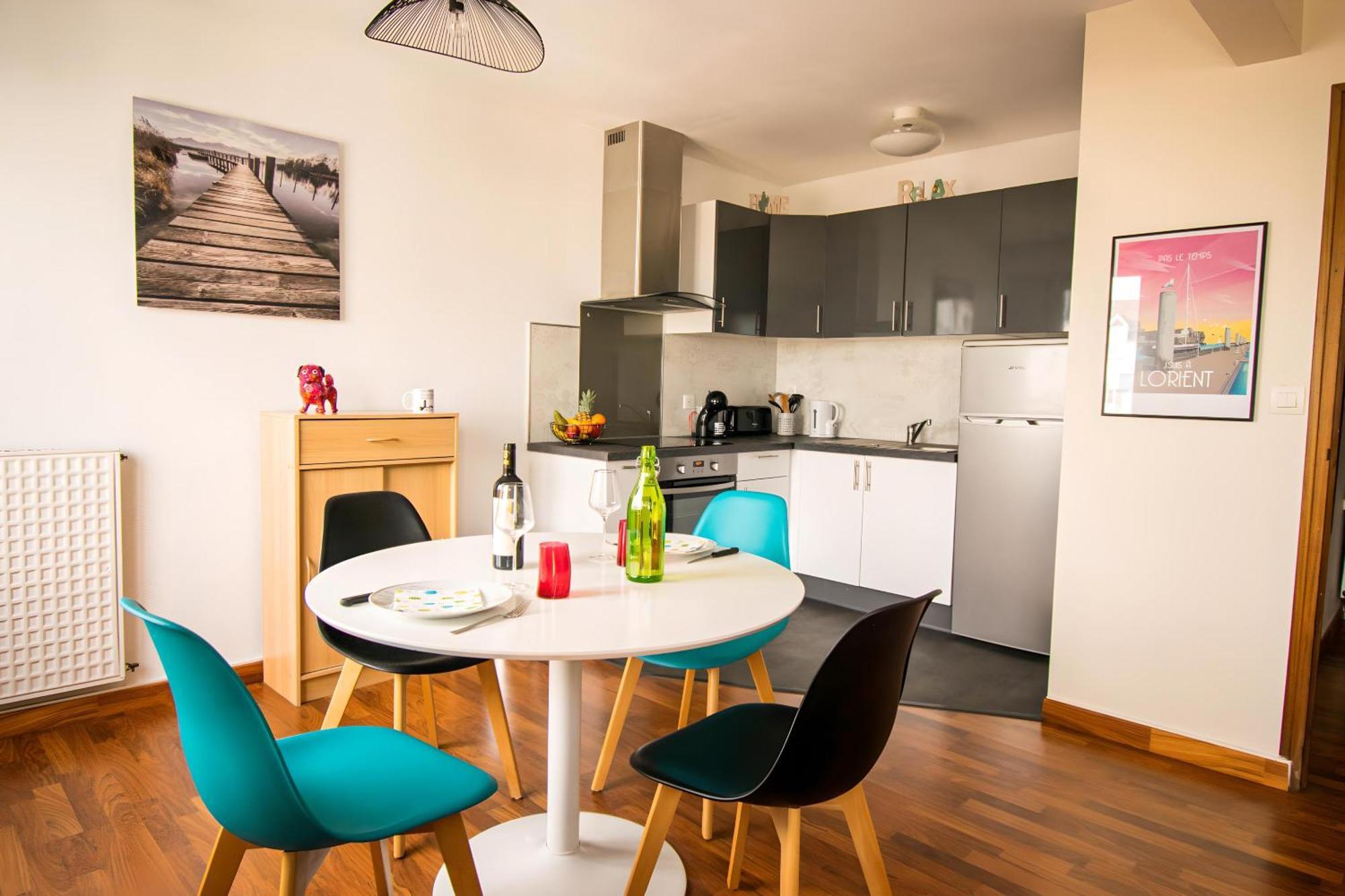 Grand Studio Avec Parking A 10 Minutes Des Plages Lorient Exterior foto